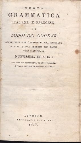 Imagen del vendedor de Nuova grammatica italiana e francese a la venta por librisaggi