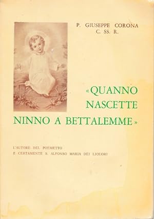 Seller image for Quanno nascette Ninno a Bettalemme` for sale by librisaggi