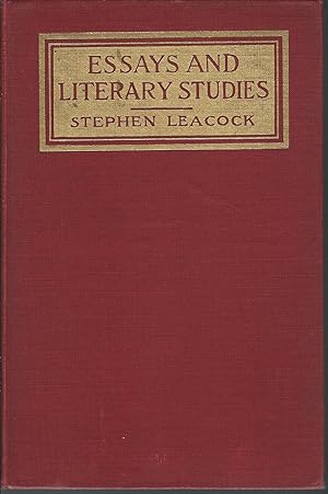 Imagen del vendedor de Essays and Literary Studies a la venta por MyLibraryMarket