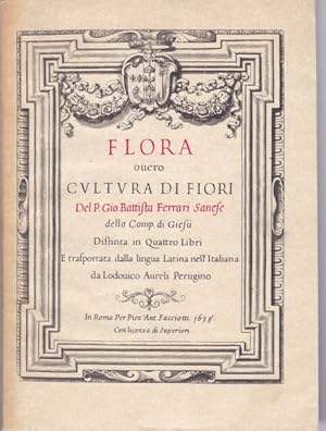 Imagen del vendedor de Flora overo Cultura di Fiori. (Anastatica) a la venta por librisaggi