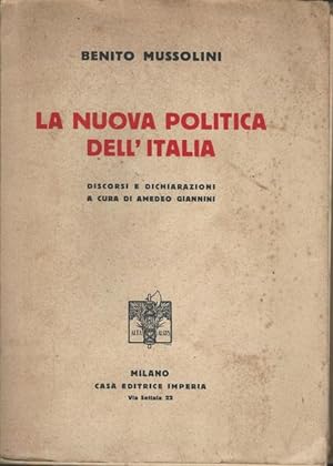 LA NUOVA POLITICA DELL'ITALIA