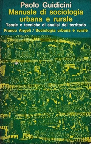 Manuale di sociologia urbana e rurale
