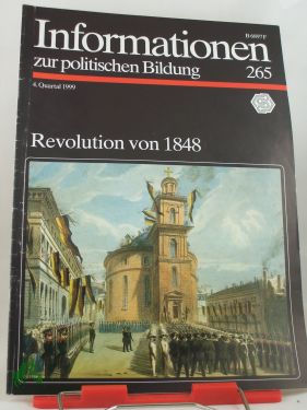 Bild des Verkufers fr 4. Quartal 1999, Revolution von 1848 zum Verkauf von Antiquariat Artemis Lorenz & Lorenz GbR