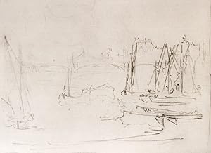 Bild des Verkufers fr Sir Arthur Streeton?s Sketchbook. Docklands & London 1905 (presentation copy to Graham Reynolds, former Keeper of Paintings at the Victoria and Albert Museum) zum Verkauf von Douglas Stewart Fine Books