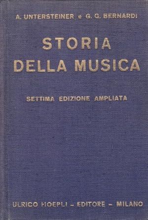 Seller image for Storia della Musica. Settima edizione ampliata. for sale by librisaggi