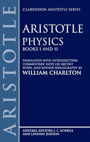 Seller image for Aristotle's Physics, Books One and Two for sale by GreatBookPricesUK