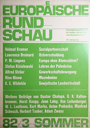 EUROPÄISCHE RUNDSCHAU 82 / 3 (10. Jahrgang Nummer 3/82)