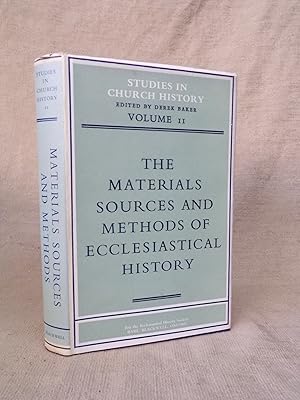 Image du vendeur pour THE MATERIALS, SOURCES, AND METHODS OF ECCLESIASTICAL HISTORY: PAPERS READ AT THE TWELFTH SUMMER MEETING OF THE ECCLESIASTICAL HISTORY SOCIETY ( mis en vente par Gage Postal Books