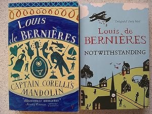 Seller image for Notwithstanding, Captain Corelli's Mandolin (Set Of 2 Paperbacks) for sale by Shelley's Books