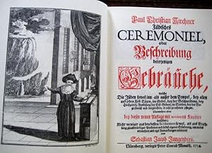 Seller image for Jdisches Ceremoniell. Beschreibung jdischer Feste und Gebruche. for sale by Antiquariat libretto Verena Wiesehfer