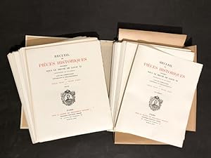 Recueil de pièces historiques imprimées sous le règne de Louis XI reproduites en fac-similé avec ...