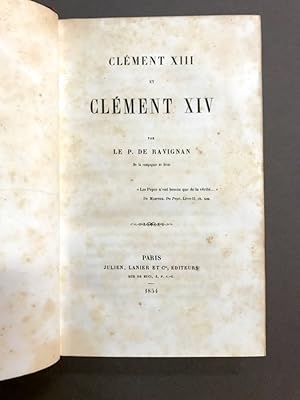 Clément XIII et Clément XIV.
