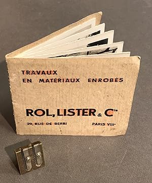 Travaux en matériaux enrobés Rol, Lister & Cie 29, rue de Berri Paris VIII°.