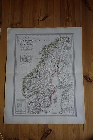 Schweden und Norwegen. Daenemark, Island, die Faroer und die Herzogthümer Schleswig, Holstein, La...