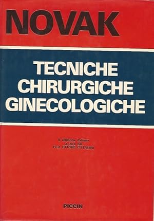 Bild des Verkufers fr TECNICHE CHIRURGICHE GINECOLOGICHE zum Verkauf von librisaggi
