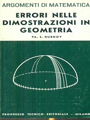 Imagen del vendedor de Errori nelle dimostrazioni in geometria a la venta por Miliardi di Parole