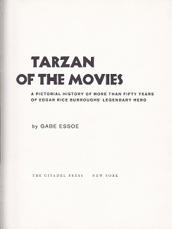 Image du vendeur pour Tarzan of the movies mis en vente par librisaggi