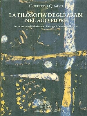 Imagen del vendedor de La filosofia degli arabi nel suo fiore a la venta por Miliardi di Parole