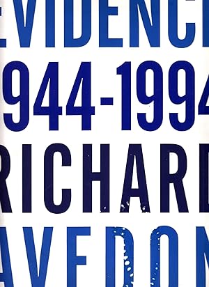 Image du vendeur pour Evidence. 1944-1994. Richard Avedon. mis en vente par Stefan Schuelke Fine Books