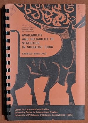 Imagen del vendedor de Availability and reliability of statistics in socialist Cuba a la venta por GuthrieBooks