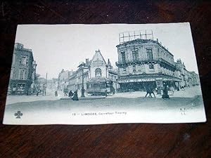 Bild des Verkufers fr Carte Postale Ancienne - LIMOGES - Carrefour Tourny. zum Verkauf von JOIE DE LIRE