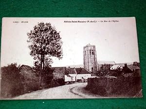 Image du vendeur pour Carte Postale Ancienne - Ablain Saint-Nazaire. La Rue de l'Eglise. mis en vente par JOIE DE LIRE