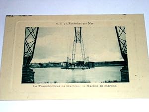 Bild des Verkufers fr Carte Postale Ancienne - N.G.41 - ROCHEFORT SUR MER. Le Transbordeur de Martrou : La Nacelle en marche. zum Verkauf von JOIE DE LIRE