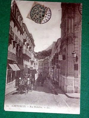 Seller image for Carte Postale Ancienne - 34 - CAUTERETS. Rue Richelieu. LL. for sale by JOIE DE LIRE