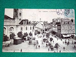 Bild des Verkufers fr Carte Postale Ancienne - 1888 - LORIENT - La Place Bisson. zum Verkauf von JOIE DE LIRE