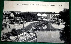 Bild des Verkufers fr Carte Postale Ancienne - 1469 - Nogent - Les Bords de Marne. Le Viaduc. zum Verkauf von JOIE DE LIRE