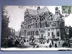 Image du vendeur pour Carte Postale Ancienne - PARIS - Eglise Saint Eustache. mis en vente par JOIE DE LIRE