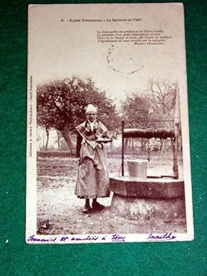 Image du vendeur pour Carte Postale Ancienne - 8 - Scnes Normandes. La Servante au Puits. Maurice Levaillant. mis en vente par JOIE DE LIRE