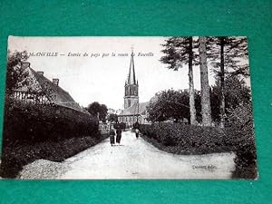 Image du vendeur pour Carte Postale Ancienne - Entre du pays par la Route de Fauville. mis en vente par JOIE DE LIRE