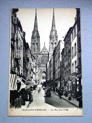 Bild des Verkufers fr Carte Postale Ancienne - 23 - CLERMONT-FERRAND. La Rue des Gras. zum Verkauf von JOIE DE LIRE
