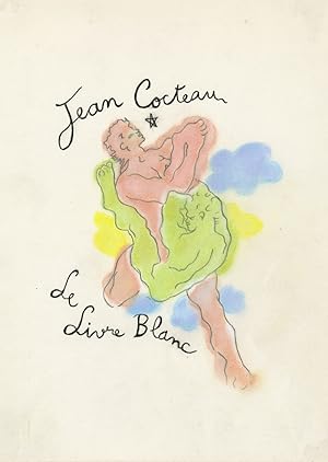 "LE LIVRE BLANC" Pastel et crayon s/papier entoilé d'après Jean COCTEAU en 1928
