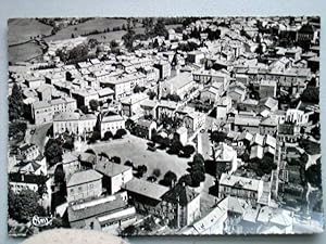 Seller image for Carte Postale photographique Semi Moderne des annes 50 - COURS ( RHONE) - Vue arienne du Centre. for sale by JOIE DE LIRE