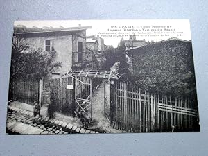 Bild des Verkufers fr Carte Postale Ancienne - 098 - PARIS - Vieux Montmartre. Impasse Girardon. Vestiges du Marquis. zum Verkauf von JOIE DE LIRE