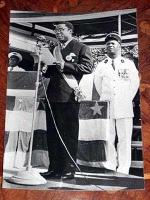 Très belle photographie de presse : Photo d'Archives 1960 de l'Ex-empereur Koassa 1er de Centreaf...