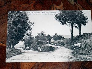 Seller image for Carte Postale Ancienne - POULE (Rhne). LES ECHARMEAUX. Routes de Lamure et de Belmont. for sale by JOIE DE LIRE