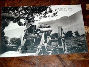 Image du vendeur pour Carte Postale Ancienne - Artillerie Alpine. Pice de 65 m/m. mis en vente par JOIE DE LIRE