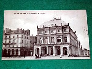 Bild des Verkufers fr Carte Postale Ancienne - LE HAVRE - Le Thtre & Tortini. zum Verkauf von JOIE DE LIRE