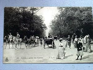 Bild des Verkufers fr Carte Postale Ancienne - 22 - PARIS - Alle des Acacias. zum Verkauf von JOIE DE LIRE