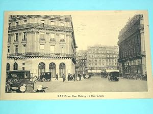 Bild des Verkufers fr Carte Postale Ancienne - PARIS - RUE HALEVY ET RUE GLUCK. zum Verkauf von JOIE DE LIRE