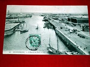 Bild des Verkufers fr Carte Postale Ancienne - 16 - DUNKERQUE - L'Entre du Port. zum Verkauf von JOIE DE LIRE