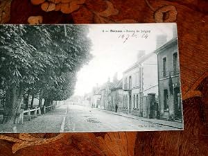 Bild des Verkufers fr Carte Postale Ancienne - 2 - SENAN - Route de Joigny zum Verkauf von JOIE DE LIRE