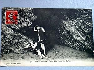 Image du vendeur pour Carte Postale Ancienne - 90 - Sur les bords de l'Ocan. La Grotte des Sirnes. mis en vente par JOIE DE LIRE