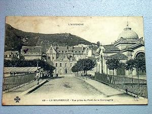 Bild des Verkufers fr Carte Postale Ancienne - La Bourboule. Vue prise du Pont de la Compagnie. . zum Verkauf von JOIE DE LIRE