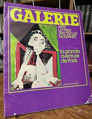 GALERIE (LA), arts, lettres, spectacles, modernité, DirecteurA.Parinaud. n°115. La grande aventur...