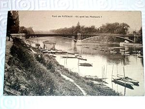 Bild des Verkufers fr Carte Postale Ancienne - PONT DE PUTEAUX. O sont les Pcheurs ? zum Verkauf von JOIE DE LIRE