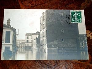 Bild des Verkufers fr Carte Postale Ancienne - ALFORVILLE . Inondations. Janvier-Fvrier 1910. zum Verkauf von JOIE DE LIRE